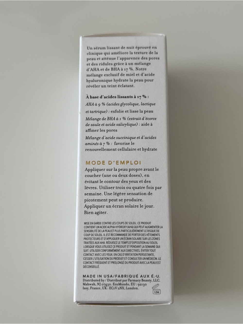 Farmacy Honey Glow 17% AHA + BHA Resurfacing Acid Serum - Picture 4 of 9